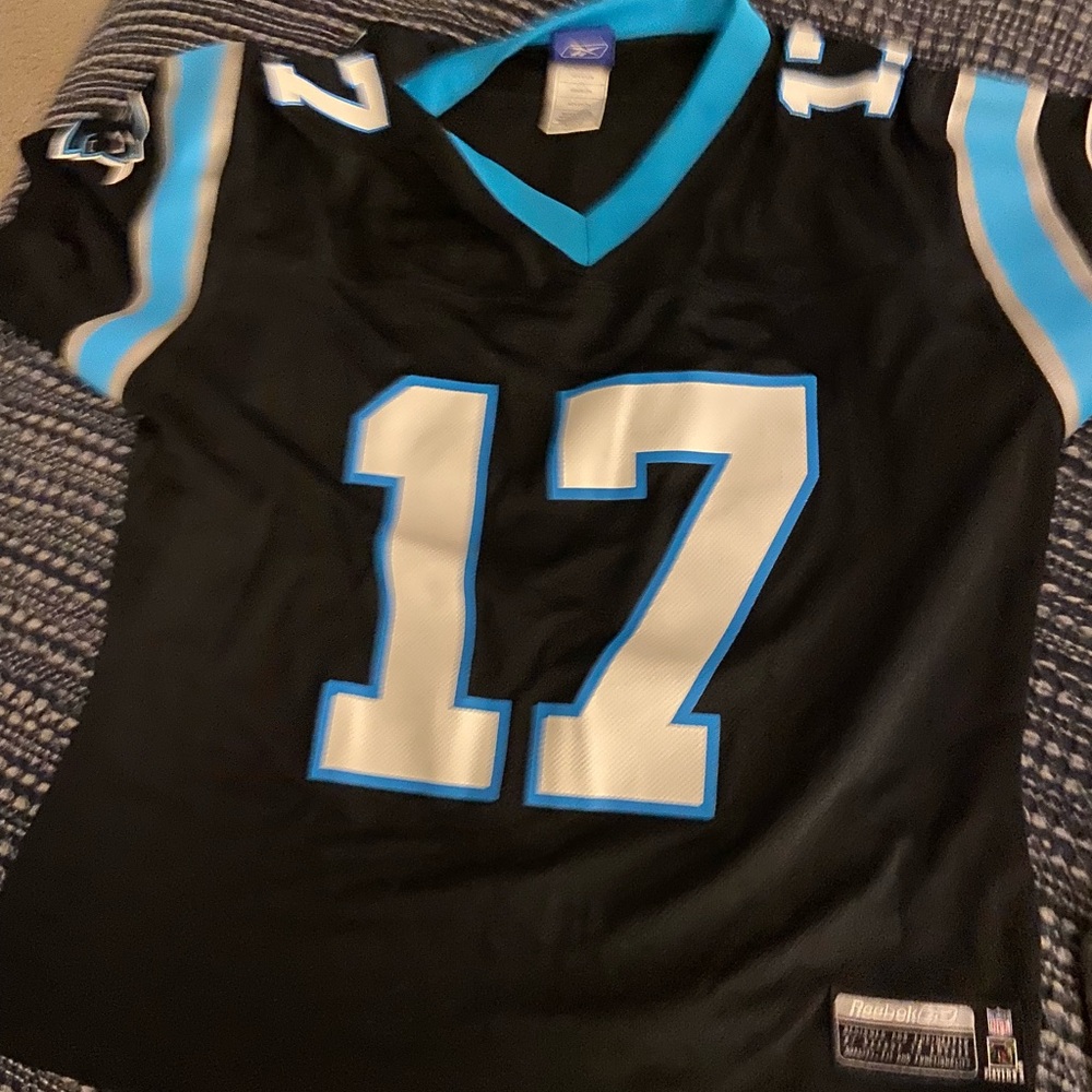 Panthers Jersey. Says size Med, fits like an XS!